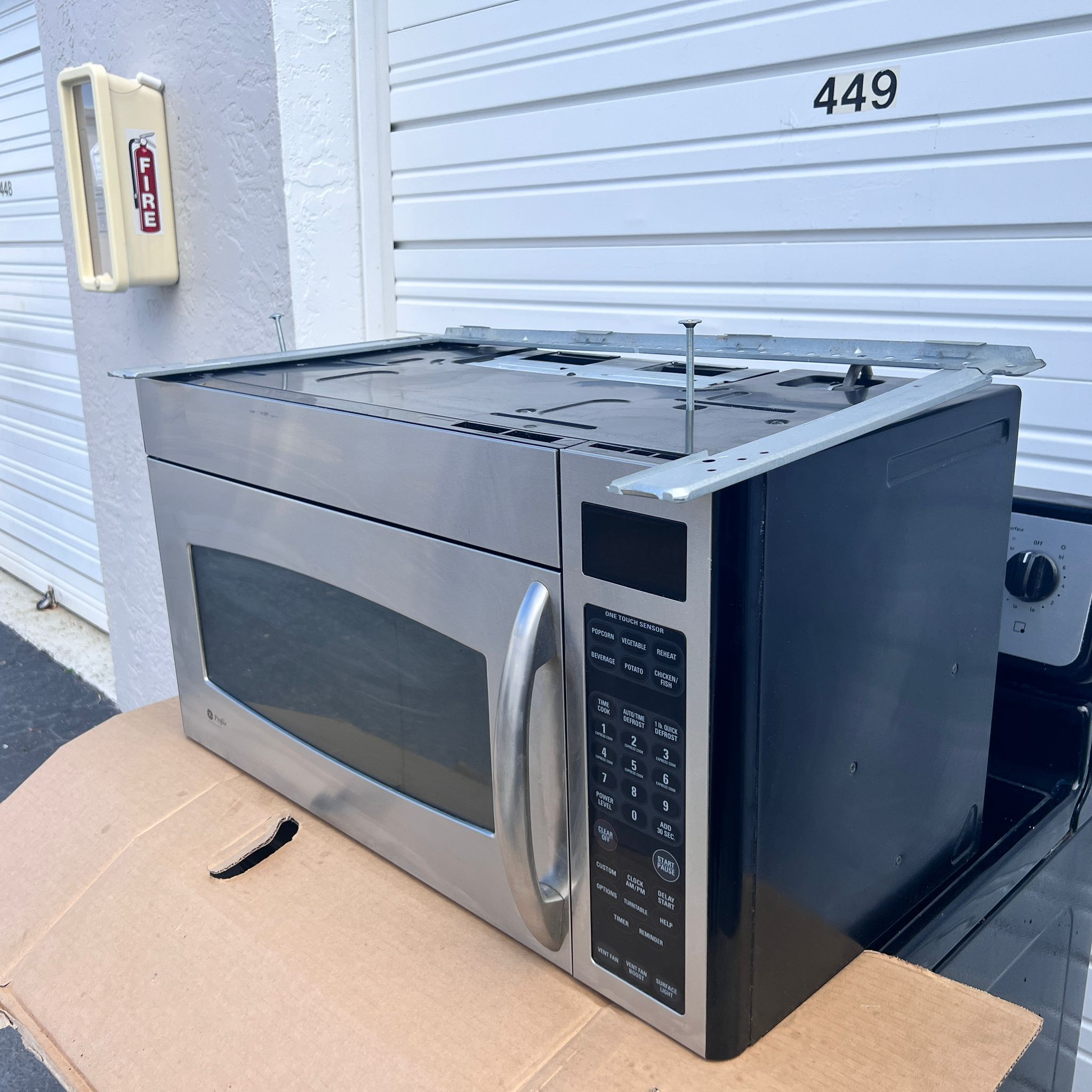 GE Profile Stainless Steel Over-the-Range Microwave