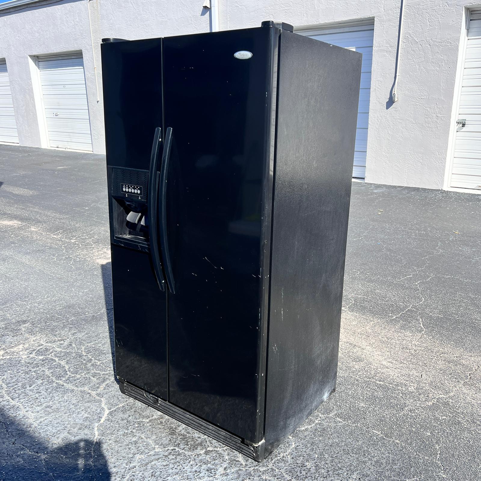 Whirlpool Black Side by Side Refrigerator