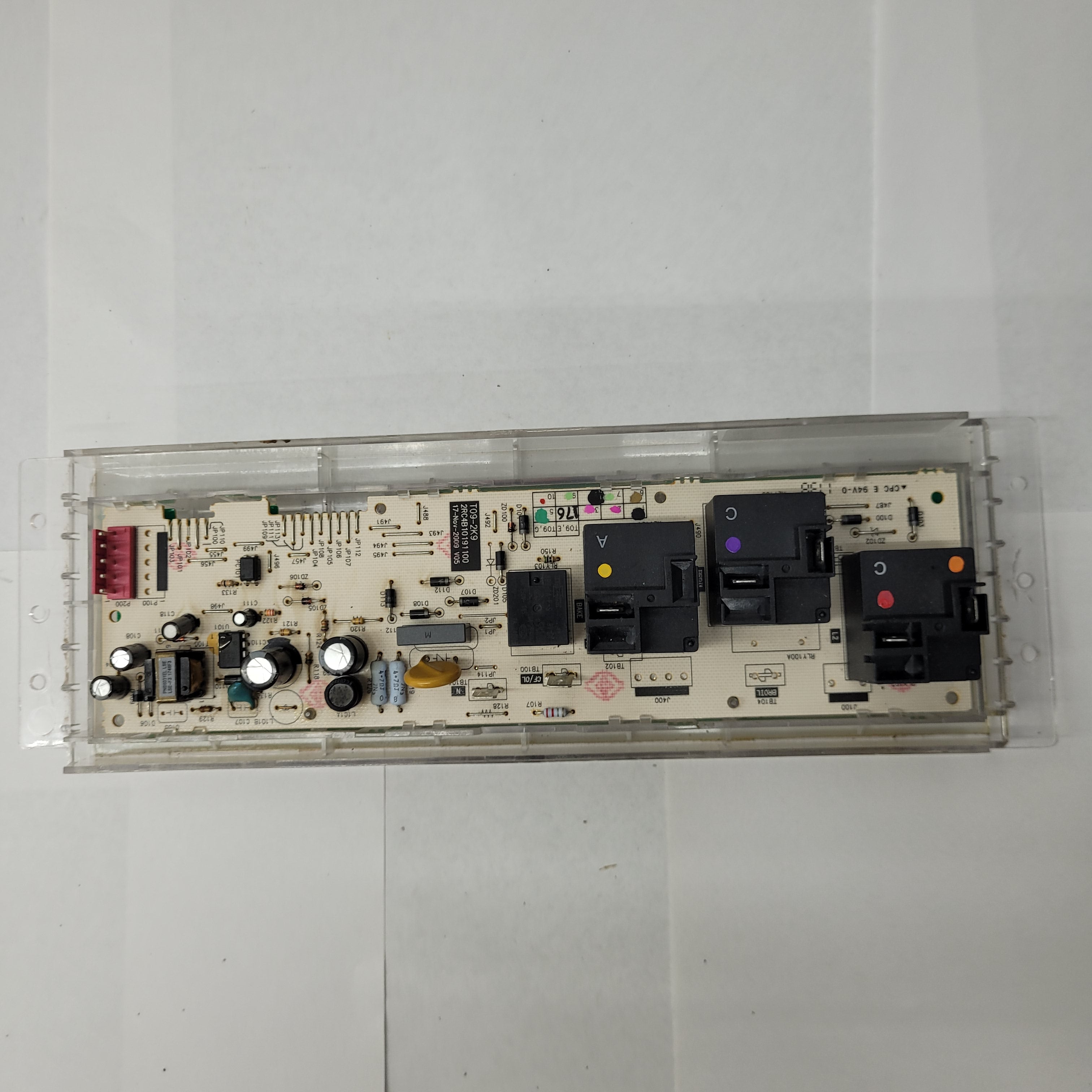 GE Stove Oven Range White Electronic Control Board WB27X29089, WB07X26639