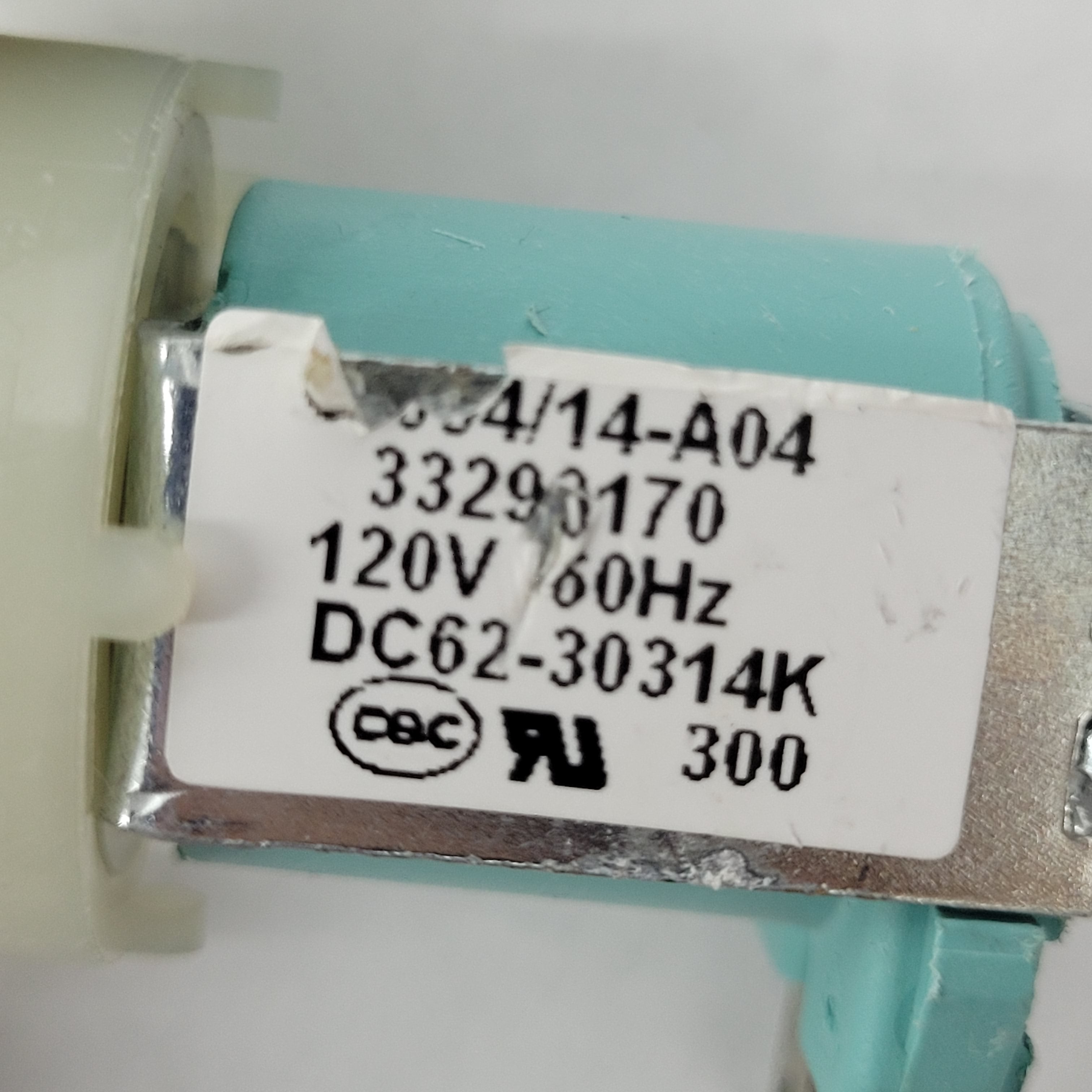 Samsung Washer Water Inlet Valve DC62-30314K