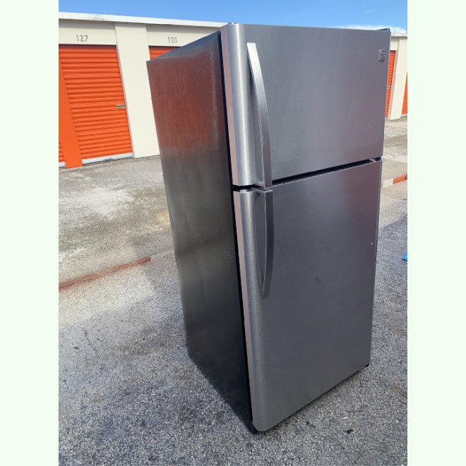 Kenmore Stainless Steel Top and Bottom Refrigerator