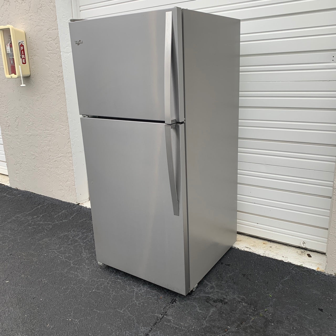 Whirlpool Stainless Steel Top and Bottom Refrigerator