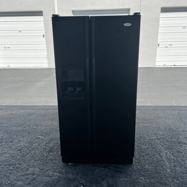 Whirlpool Black Side by Side Fridge