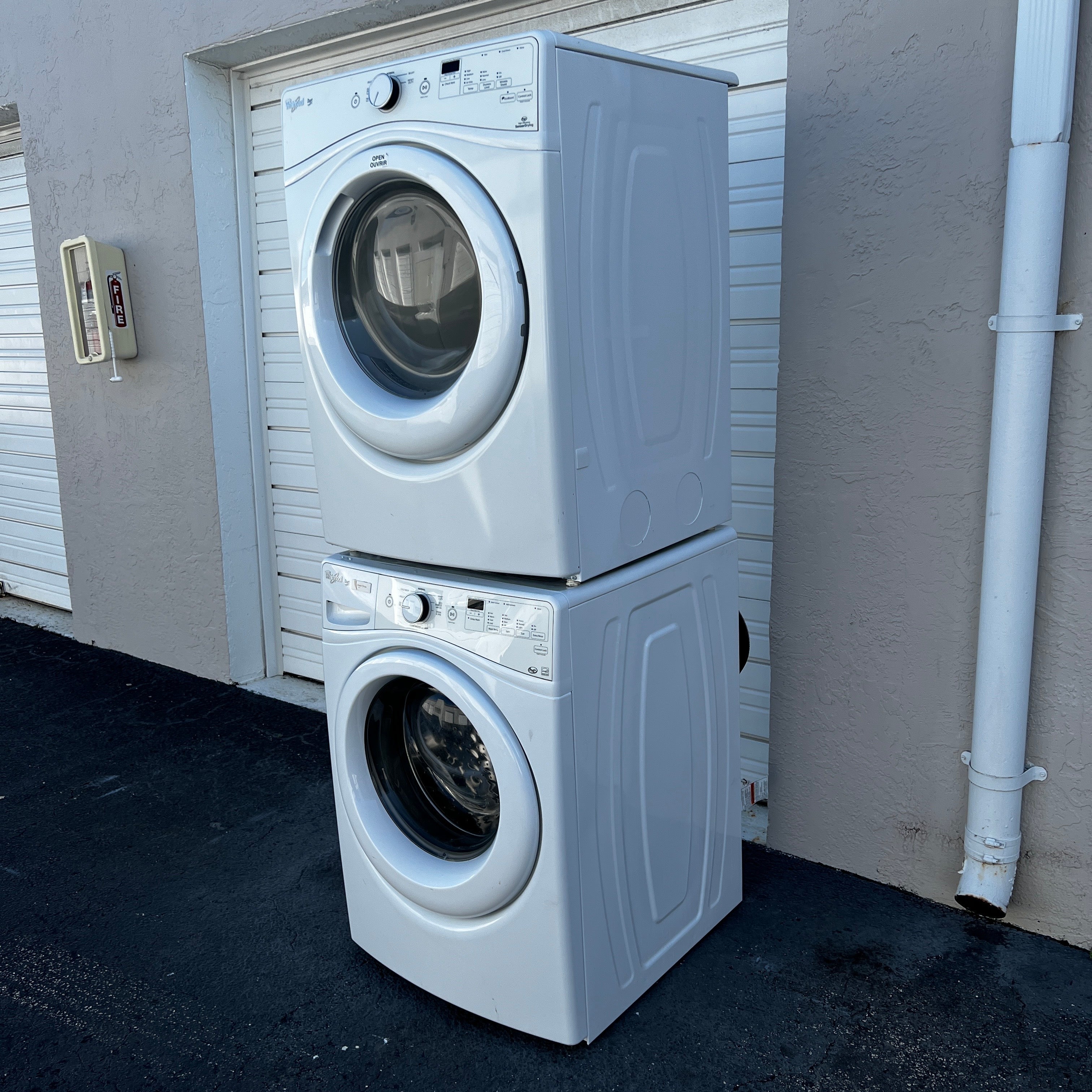 Whirlpool Washer and Gas Dryer Front Load