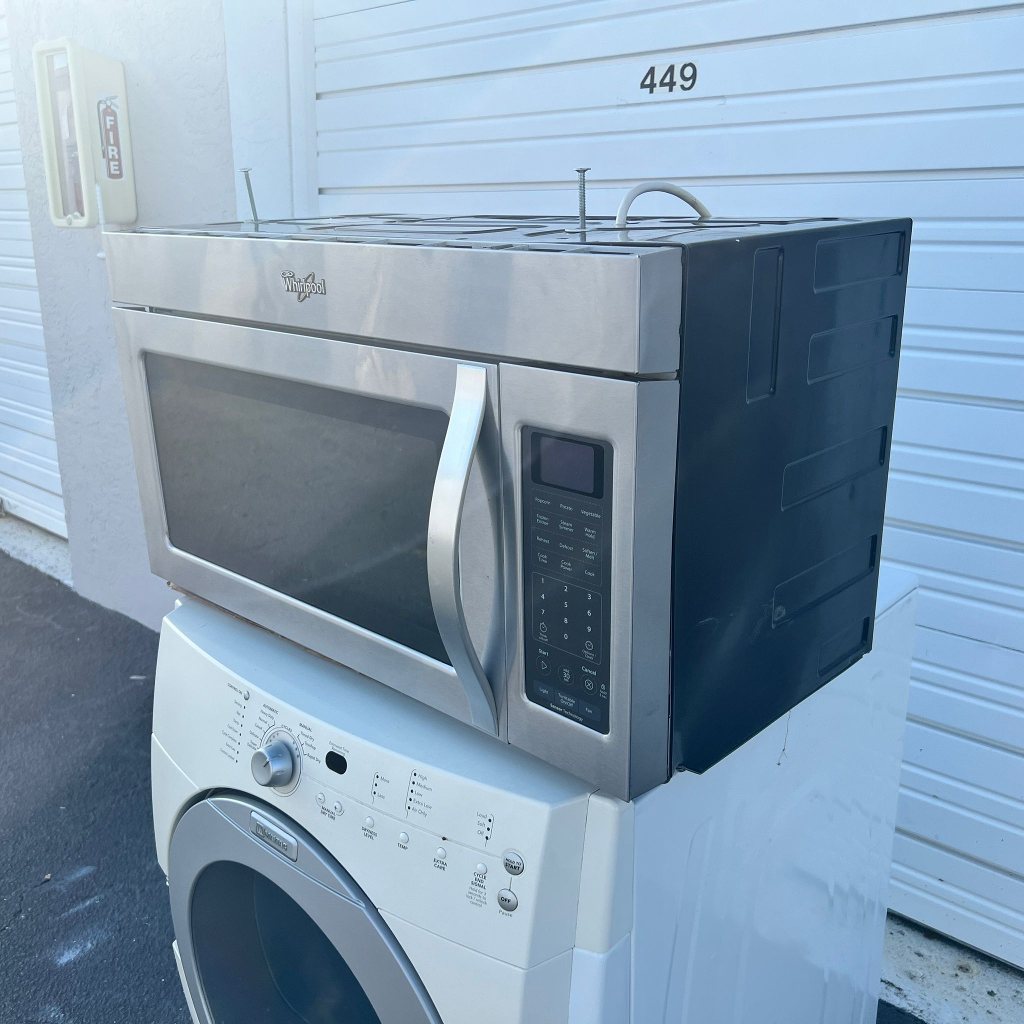 Whirlpool Stainless Steel Over-the-Range Microwave