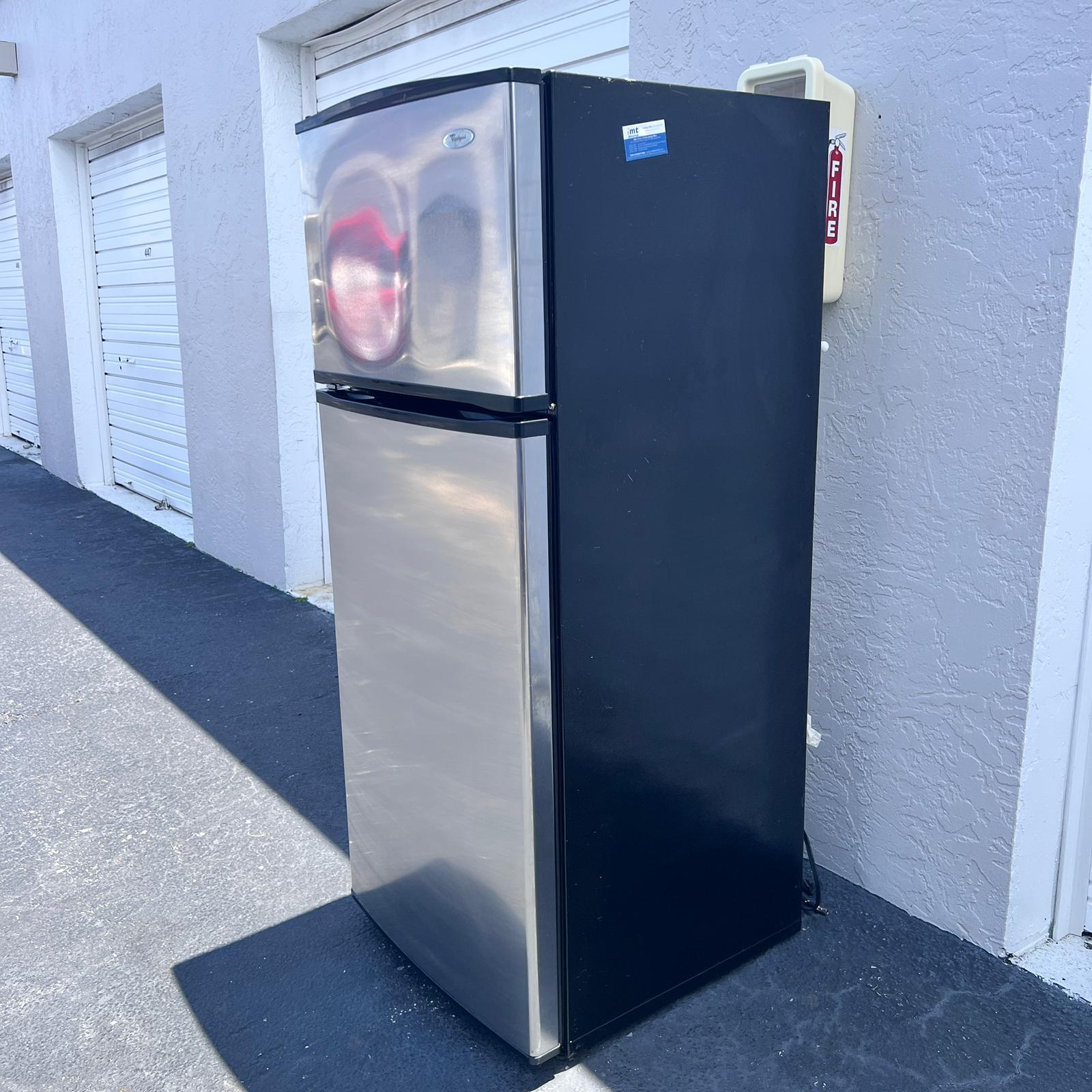 Whirlpool Stainless Steel Top and Bottom Refrigerator with Ice maker