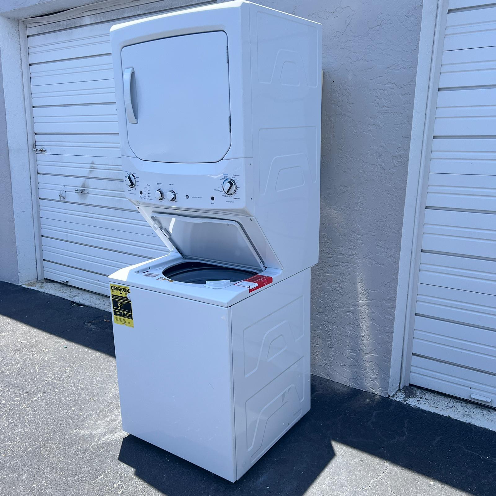 27" GE Stackable Washer and Dryer.