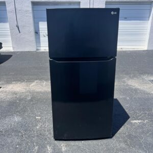 LG Black Top and Bottom Fridge