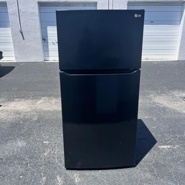 LG Black Top and Bottom Fridge