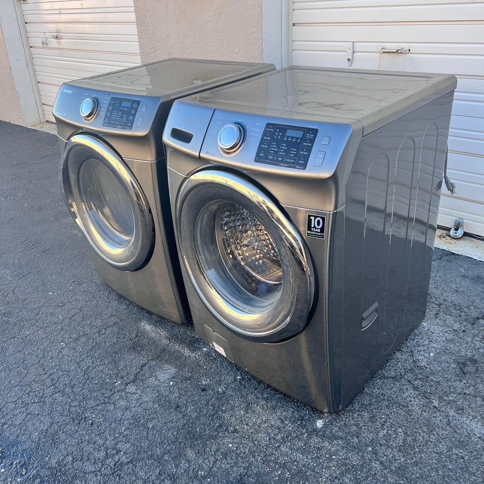 Samsung Washer and Dryer Front Load - Gray