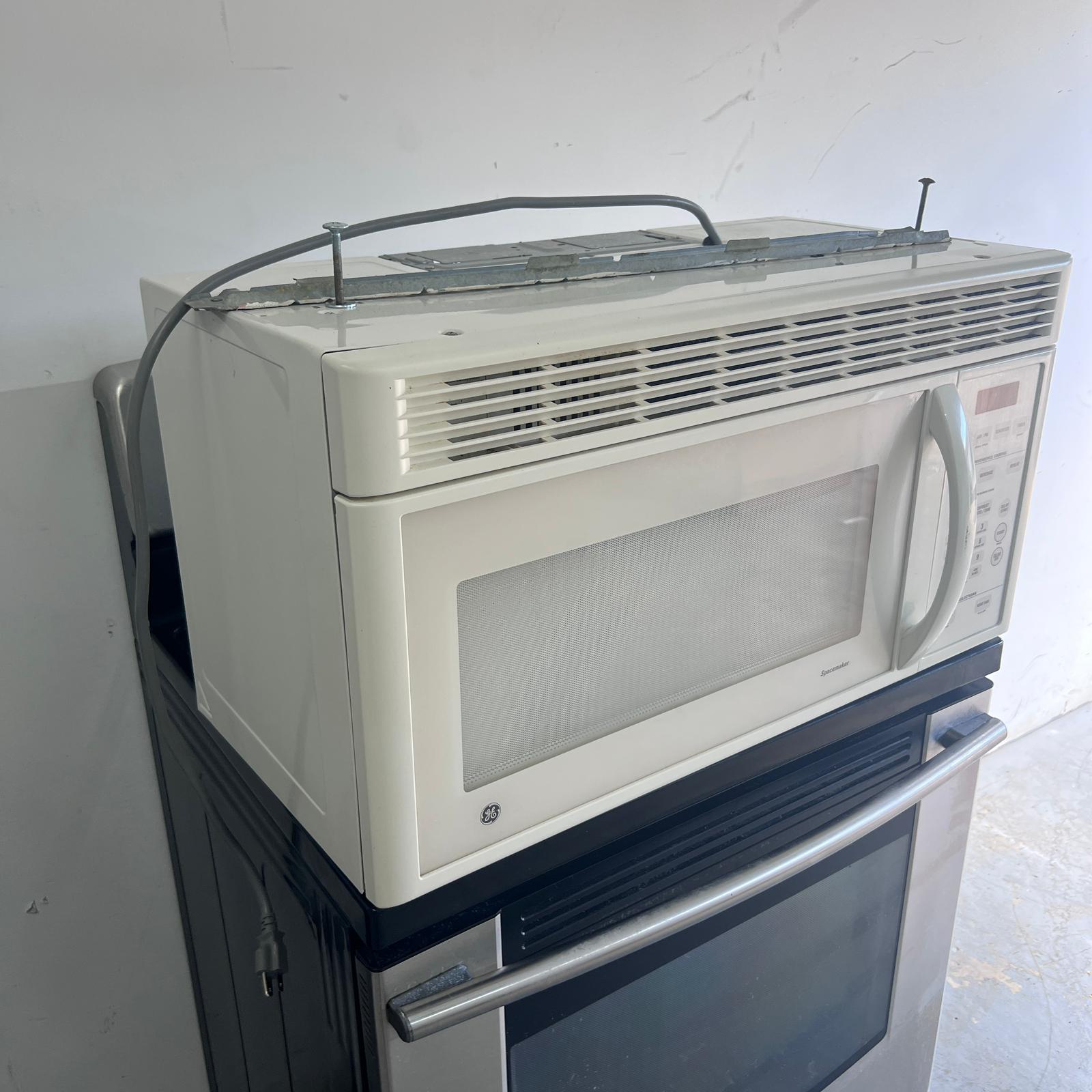 GE Over-the-Range Microwave Off White