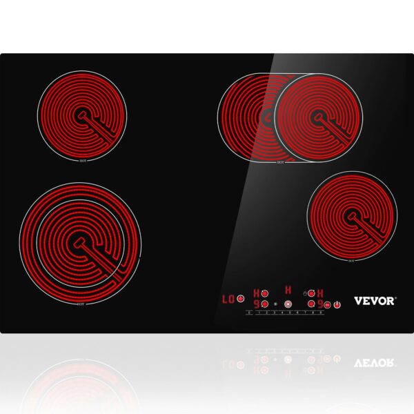 VEVOR Electric Cooktop Glass Stove