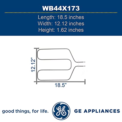 GE WB44X173 Broil Element , Black