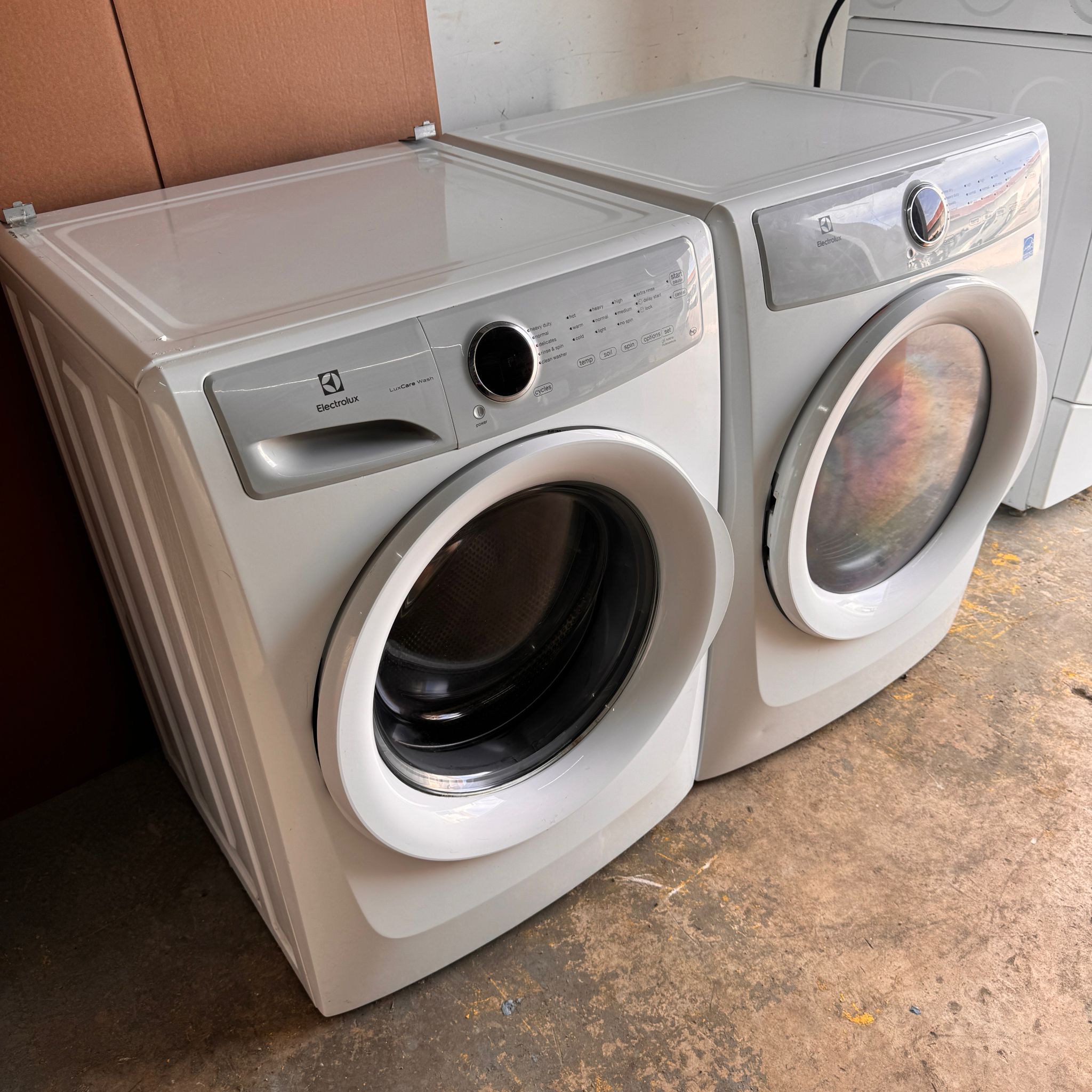 Electrolux Washer and Dryer Front Load