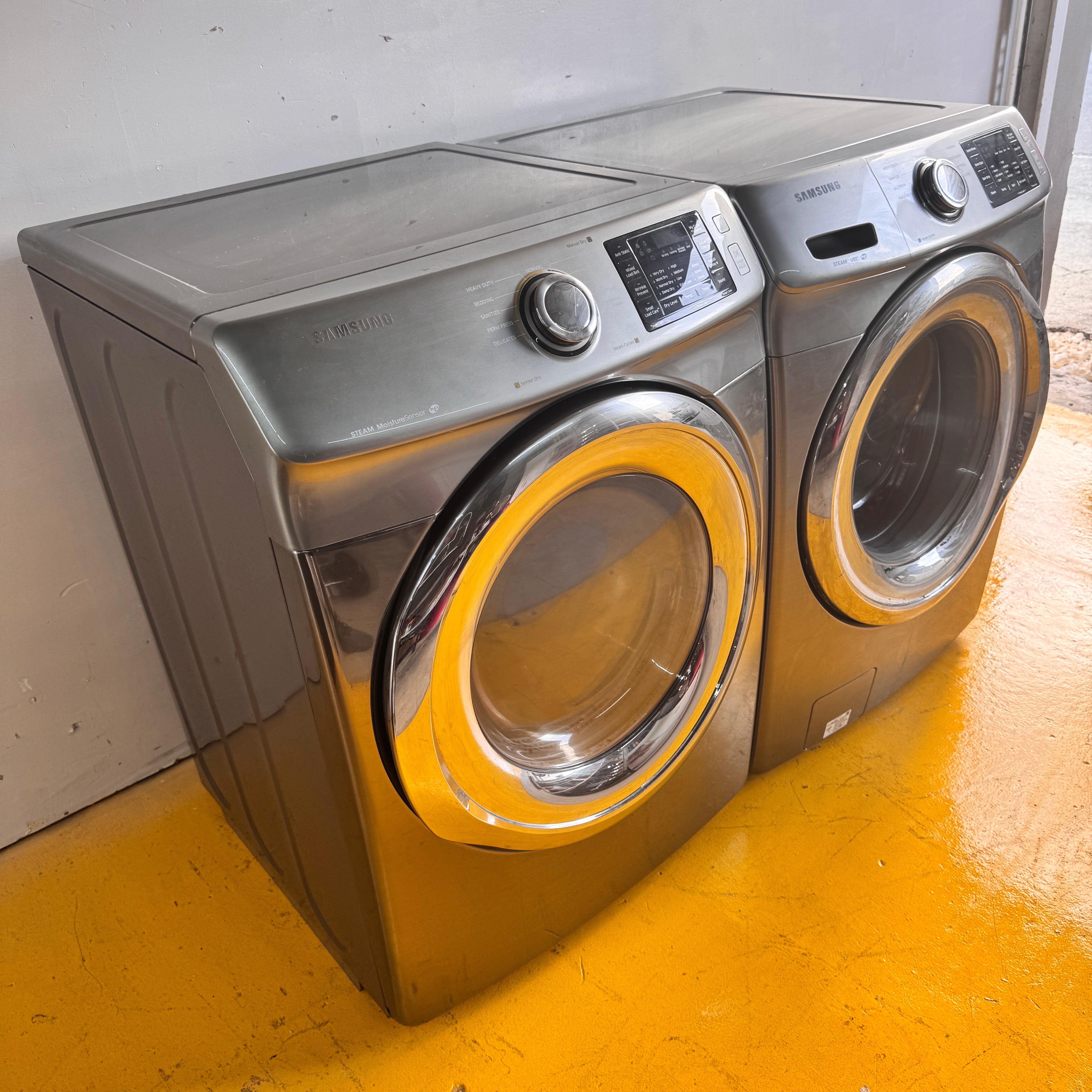 Samsung Washer and Dryer Front Load - Grey