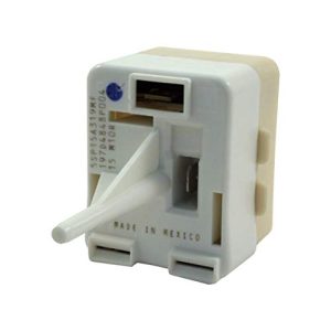 GE Refrigerator Compressor Start Relay & Overload Assembly WR09X10107