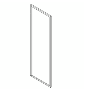 Whirlpool  Refrigerator Door Gasket (Gray) W10912318