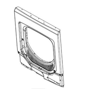 GE Stacked Laundry Center Front Panel WE20M467