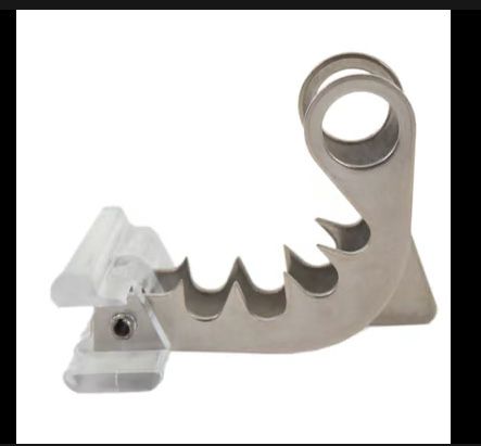 GE Refrigerator Ice Dispenser Bucket Stationary Blade Assembly WR02X10691