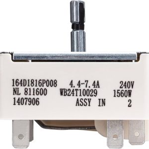 GE Range Surface Element Control Switch, 1,500-watt WB24T10029