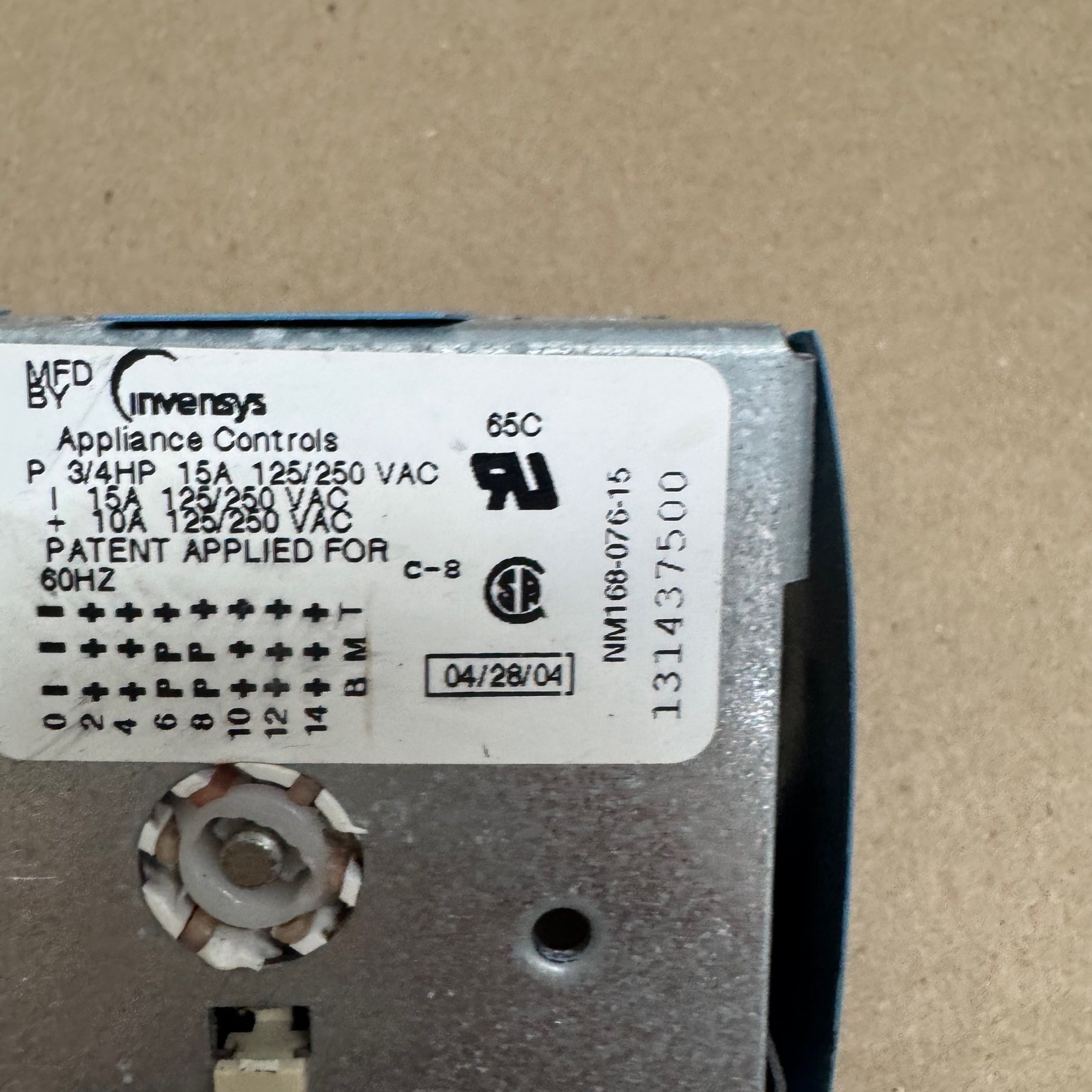 Kenmore Washer Timer 131437500