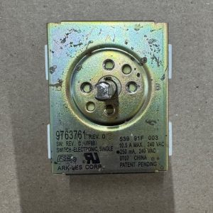 KitchenAid Range Surface Element Control Switch WP9763761