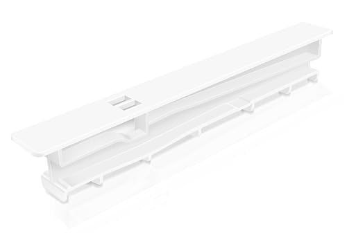 [Upgraded] WPW10671238 Refrigerator Crisper Drawer Center Slide Rail fit for Kenmore/Amana/Maytag/Whirlpool/Kitchenaid Refrigerators, Replace W10671238, 12530701, 12530701N, 67001057, 12.95″ Long