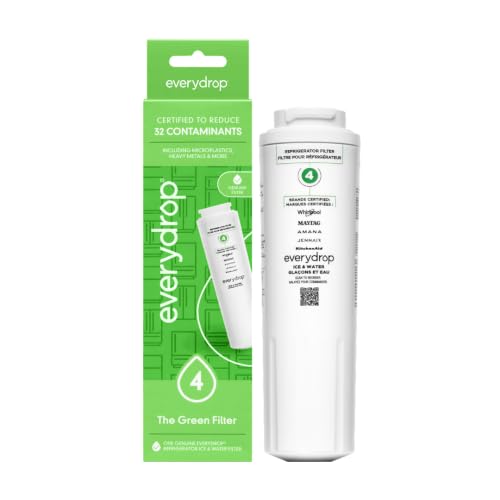 everydrop by Whirlpool Ice & Water Refrigerator Filter 4, Green, EDR4RXD1