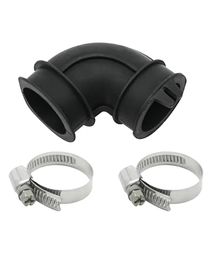 WD24X33918 Dishwasher Circulation Pump To Sump Elbow Hose With Clamps