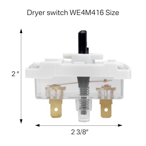 Showingo WE4M416 Dryer Push-to-Start Switch Replacement for GE Hotpoint - Image 4