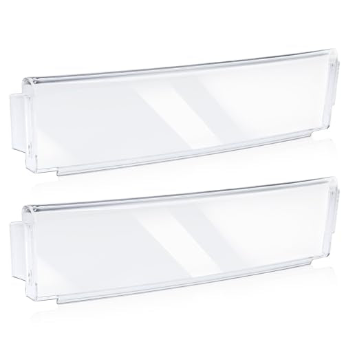 [Upgraded] WR71X10761 Fridge Shelf Trim (Clear) for GE Refrigerators, Door Shelf Insert Module Replacement Part, Replaces WR71X10289, AP4327432 (2 Pack)