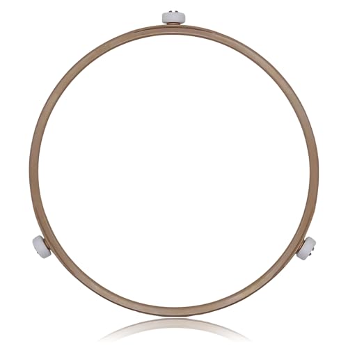 Microwave Turntable Ring Replacement 8.7-Inch Microwave Oven Spinner Replacement Parts with 3 Smooth Rollers Universal Fit for Most Microwaves