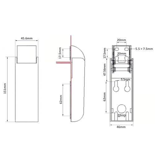 Universal Freezer Lid Hinge with Spring and White Cover – Metal Replacement Part for Chest Freezer Repair, Coolers, Refrigerators – Rust-Resistant, Easy to Install - Image 6