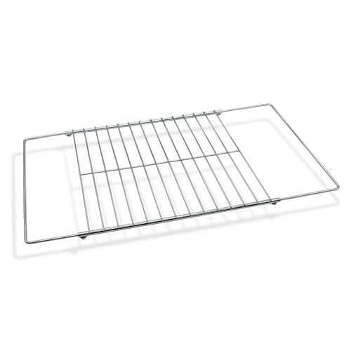 Adjustable Extendable Oven Rack, Wire Racks, Universal Telescopic Oven Cooker Shelf Rack For Whirlpool Frigidaire GE Kenmore Ovens. Adjusts from 14.5 Inches - 25.5 Inches Wide.