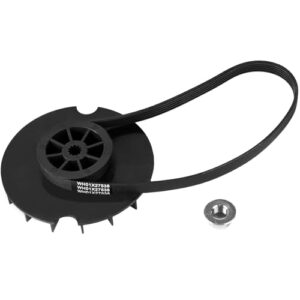 WH03X32218 WH49X25378 Washer Motor Pulley & WH01X27538 Belt & Nut for GE