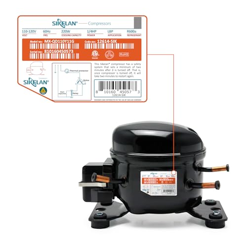 Sikelan Refrigerator Compressor 1/4 HP R600a – Quiet, Energy Efficient - Image 8