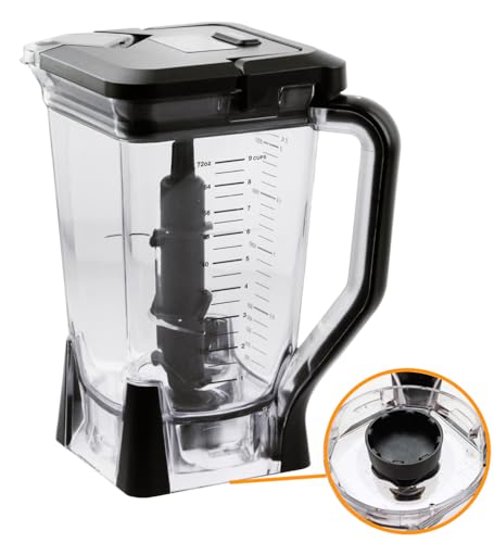 Replacement 72oz XL Pitcher with Lid and 6-Blade Assembly Compatible with Ninja Blender BL660, BL770, BL771, BL773, BL740, BL780 - Image 8