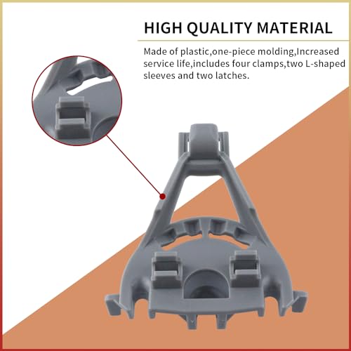 00428344 Dishwasher Bearing Lower Rack Flip Tine Clip Kit Replacement Part Compatible With Bosch Thermador Kenmore Dishwasher Replaces for 418499 00418499 428344 420199 00420199 1999096 - Image 6