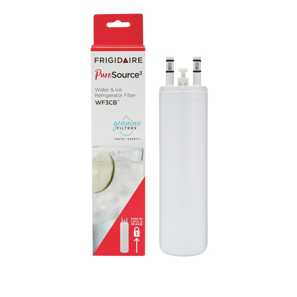 Frigidaire WF3CB Refrigerator Water Filter Replacement, White, 1 Count