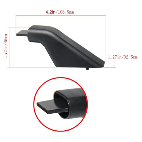 JTEYINH 2 Pack WB7X7183 oven handle replacement Black Oven Handle End Cap for Compatible General Electric (GE) Wall Stove/Oven/Range Replaces AP2019449 WB15K5069 268072 AH256613 EA256613 WB07X7321 - Image 7