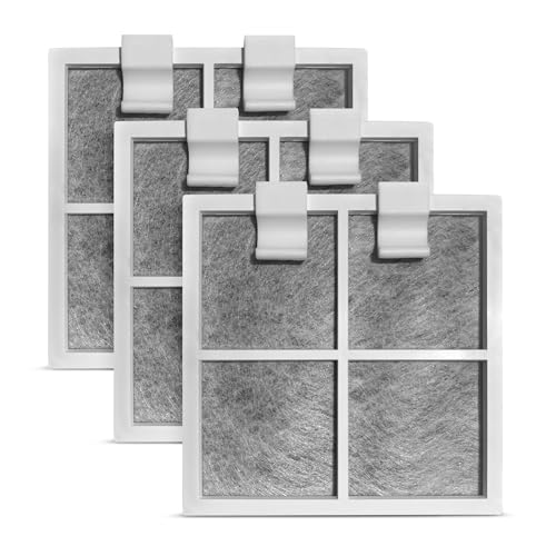Quick Parts Delivery Refrigerator Deodorizer & Universal Air Filter 3-Pack with Nylon Mounting Clip – High-Performance Carbon Technology for Fridge, Kitchen & Small Spaces