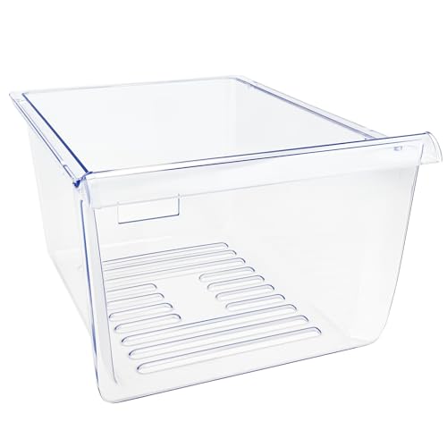 WP2256704 Refrigerator Crisper Drawer (clear) Compatible with whirlpool, kenmore, amana, maytag etc. Refrigerator Crisper Pan 2256704 replace 1469225, PS11739936, AP6006849, EAP6006849 etc.