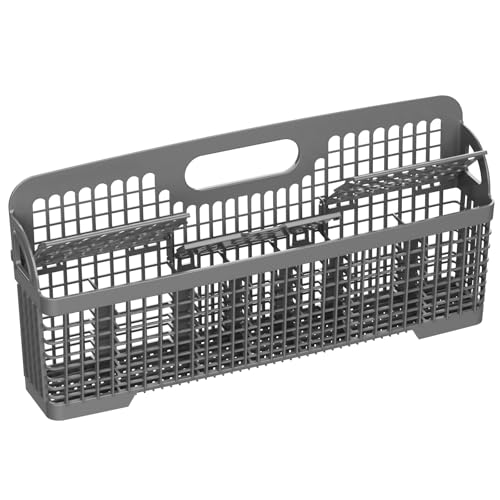 UPGRADED 8562043 WP8562043 Universal Dishwasher Silverware Basket For Kitchenaid Dishwasher Utensil Basket Kitchen Aid Dishwasher Silverware Basket, Whirlpool Dishwasher Basket, Kenmore Utensil Basket
