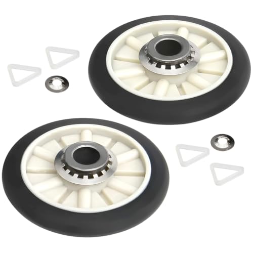 Seentech 349241T Dryer Drum Roller Kit - Exact fit for Whirlpool KENMORE SEARS clothes dryers - Replaces: AP3098345, 337089, 3389901, 3397588, 3397590, 340352