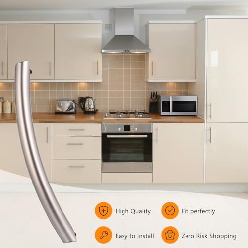 Upgraded ME16A4021AS Microwave Door Handle, DE94-04313F Assembly Handle Compatible with Samsung ME16A4021AS/AA Microwave, Replaces Samsung Microwave Door Handle ME16A4021AS, Alloy Material - Image 6
