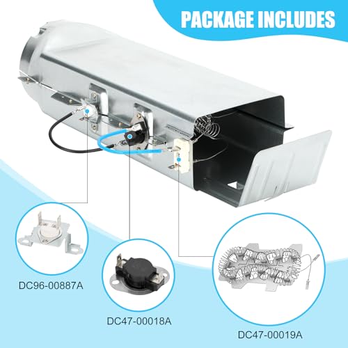 DC97-14486A Dryer Heating Element with Upgrade OEM DC96-00887A - Image 4