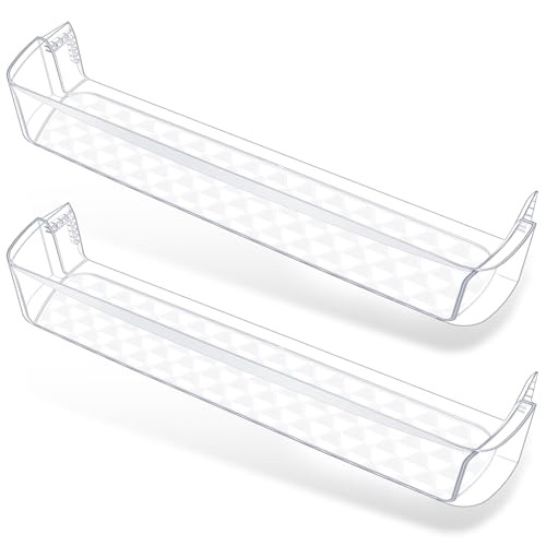 [2 PACK]UPGRADED MAN62570801 Refrigerator Door Bin Compatible with Kenmore LG Refrigerator Door Shelf Replacement LTCS24223S LG Fridge Shelf Replacement PS7794186 AP5681952 LTCS24223D LTWS24223S Shelf