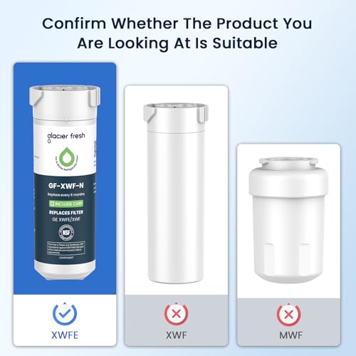 GLACIER FRESH XWFE (Built-in CHIP) Refrigerator Water Filter Pack of 1 - Image 6