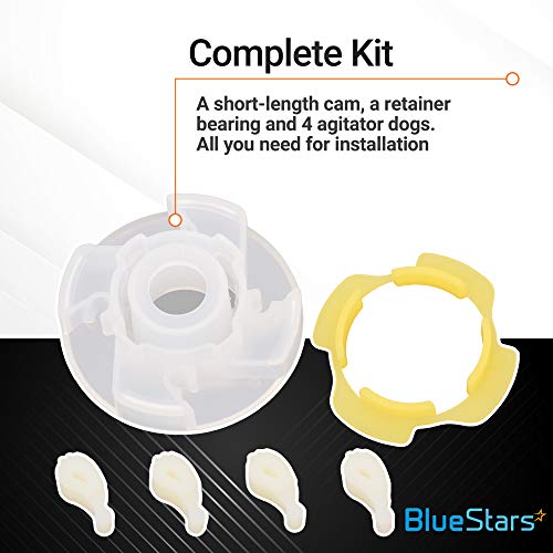 BlueStars Ultra Durable 285809 Washer Short Cam Agitator Repair Kit - Image 8