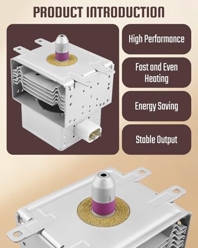 OM75P(31) ESGN Magnetron Fit for Samsung GE Kenmore Microwave Magnetron Assembly Replacement Part Replace WB27X10516, PS239660, 911265, AP3185215, WB27X10343, WB27X1114, WB27X1156 - Image 8